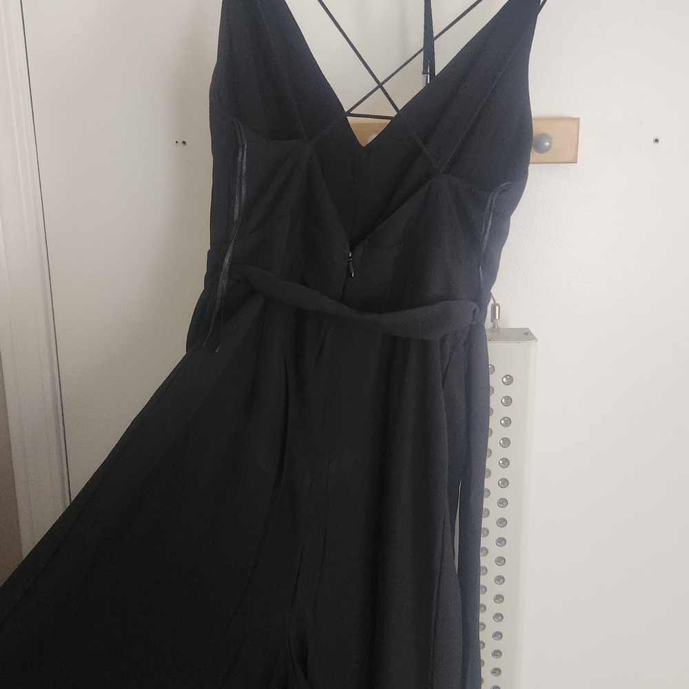Elegant Black Women's Jumpsuit, Xs